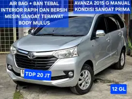 Toyota Avanza 2015 G MT Manual model 2014 E 2013 Veloz Airbag