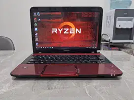 Core i7 8GB SSD +HDD VGA Gaming Desain Laptop TOSHIBA Garansi