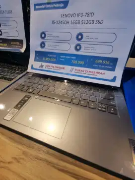 Promo nih laptop Lenovo Ideapad 3 i5 12450H
