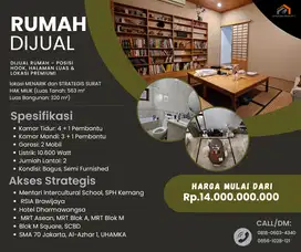 DIJUAL RUMAH – POSISI HOOK, HALAMAN LUAS & LOKASI PREMIUM!
