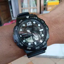 Koleksi Pribadi Casio Classic World Time Analog Digital AEQ-100W-A1VDF