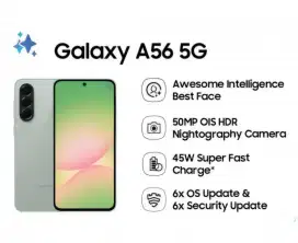 Kredit Samsung A56 8Gb/256Gb Free Adaptor&HF By Shopee SPaylater