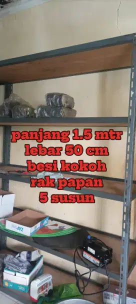 Rak besi untuk gudang atau warung