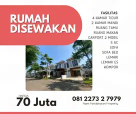 Sewa Rmh 2LT Dengan Perabot BSB City Kedaton Homes Dkt UNIKA & Uptown