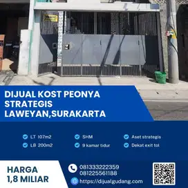 Investasi Menjanjikan! Kost 9 Kamar di Laweyan Solo,
