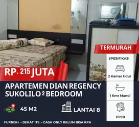 2 BR TERMURAH ‼️ Apartemen Dian Regency Sukolilo dekat ITS