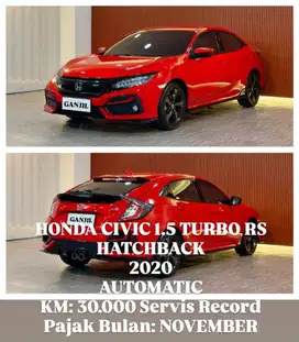 [ CIVIC RS ] HONDA CIVIC RS HATCHBACK 2020 AUTOMATIC 1.5 TURBO