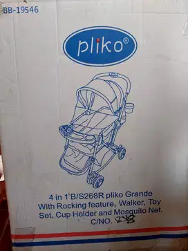 Stroller Pliko B/S 268R