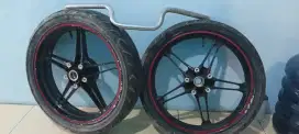 Velg vixion new Original + stang
