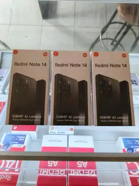 Redmi note 14 4G 8/128 Baru Garansi resmi Tam 15 Bulan
