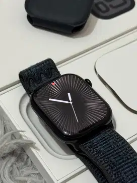 Apple Watch Series 10 46mm Jet Black Fullset Garansi On 2025