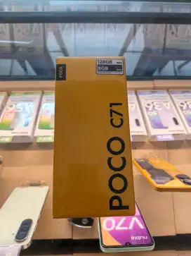 Poco C71 4/128 Baru Garansi resmi TAM 15 Bulan