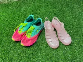 Sepatu wanita 2 pasang original ( fladeo & league / legas )