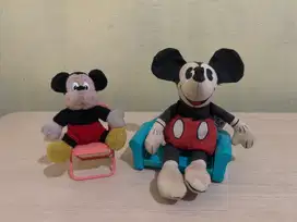 Boneka Plush Rare Vintage Mickey Mouse
