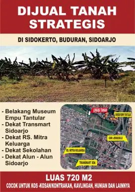 Dijual Tanah Strategis