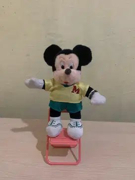 Boneka Plush Mickey Mouse kecil jadul