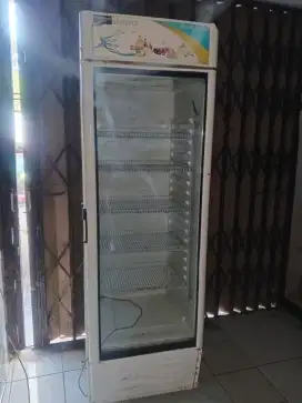 Chiller Showcase 5 rak JUMBO 2M second bekas seken