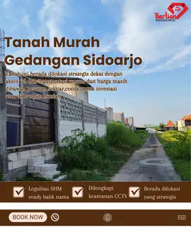 Lahan keboananom sudah SHM siap bangun cepat