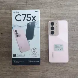 Realme C75x ram 8 + 8 extended, memori 128gb garansi resmi