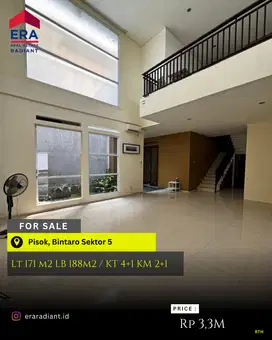 eraradiant.id | Rumah Dijual di Pisok Bintaro Sektor 5, rth