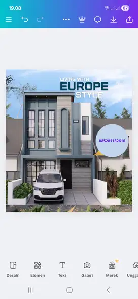 1 unit lagi rumah cluster cibubur