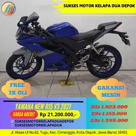 YAMAHA NEW R15 V3 2021 CASH/KREDIT DP MURAH SYARAT KTP/KK