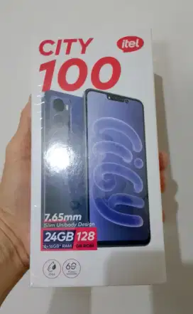 Itel City100 (8/128)Navy Blue Segel/BNIB/No Repack Grs.Resmi.