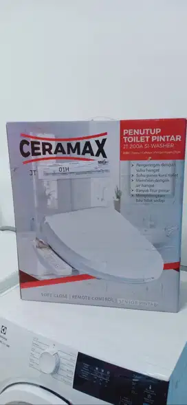 DIJUAL SEGERA ! CERAMAX TOILET - JT 200A SI-WASHER (PENUTUP CLOSET)