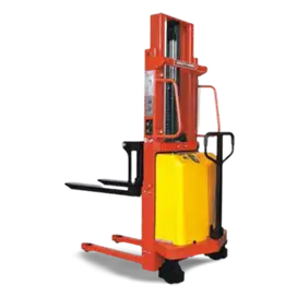Hand Stacker Semi Elektrik Kap. 1 Ton Dan Tinggi Angkat Garpu 1,6 M