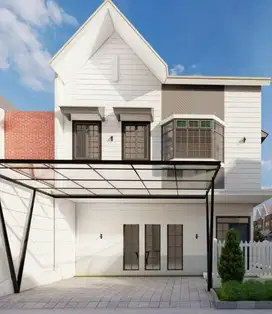 Rumah Model Amerika klasik di Gegerkalong, Setiabudi, lembang, Bandung