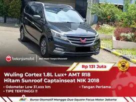 [ LOW KM ] Wuling Cortez 1.8L Lux+ AMT R18 Hitam Sunroof 2018/2019