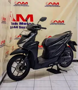 Km 10 Ribu Honda Beat Deluxe keyless tahun 2024 Hitam doff