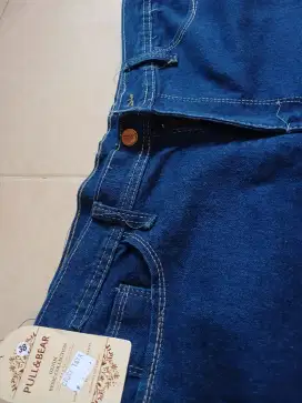 Celana Jeans cutbray highwaist Denim anti ngatung
