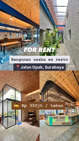 ex Cafe Rumah Komersil Mewah di Jalan Opak Bangunan 1 Lantai