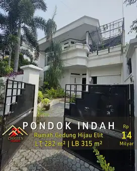 DIJUAL RUMAH GEDUNG HIJAU DEKAT PONDOK INDAH JAKARTA SELATAN