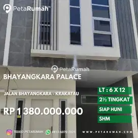 Rumah villa komplek bhayangkara palace daerah krakatau pancing