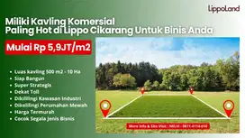 TANAH KOMERSIAL SIAP BANGUN DEKAT PERUMAHAN DI LIPPO CIKARANG