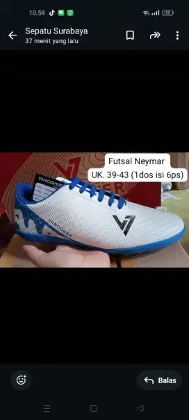 Sepatu futsal merk Vancouver