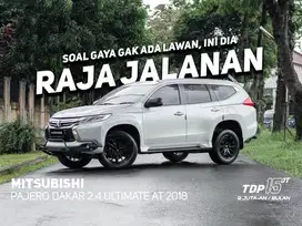 FREE SMART TV MITSUBISHI PAJERO DAKAR 2.4 ULTIMATE AT MATIC 2018 PUTIH