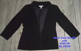Blazer wanita h&m hitam