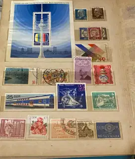 Perangko lawas dari negara2 Eropa bagus n jarang ada