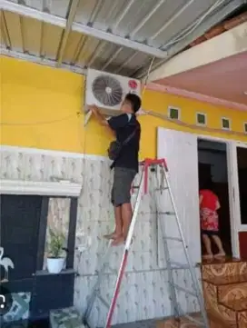 Jasa pasang AC, seeviskulkas, mesin cuci, pompa air, dispenser,dll