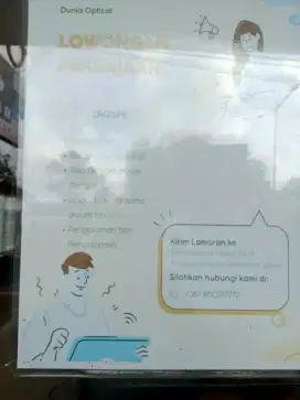 Di cari karyawan/karyawati