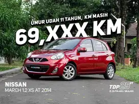 FREE E-TOLL 1 JT MARCH 1.2 XS AT 2014 MERAH