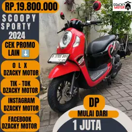 SCOOPY SPORTY 2024 SECOND LIKE NEW