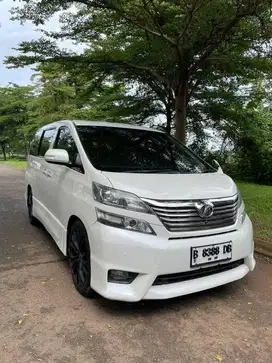 Toyota Vellfire 2.4 Z Premium Sound 2009 Putih TDP ONLY 5jt