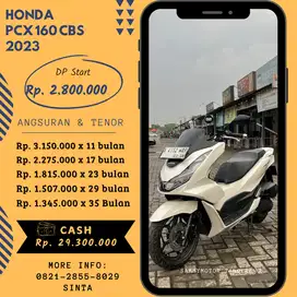 FOR SALE HONDA PCX 160 CBS 2023 (SECOND LIKE NEW)  *SPESIFIKASI  x Sur