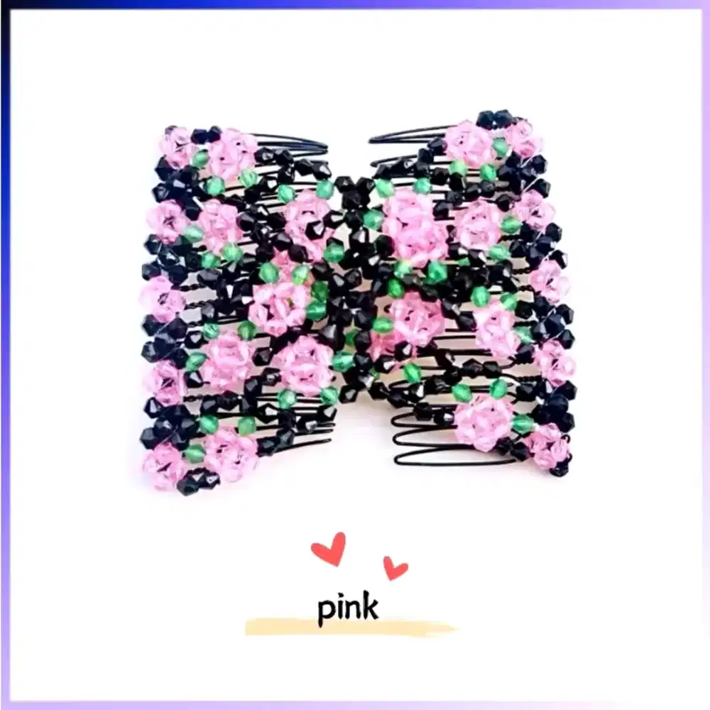 hair clip Jepit Rambut Manik