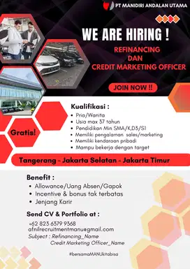 Credit Marketing Officer