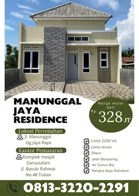 HUNIAN NYAMAN MANUNGGAL JAYA RESIDENCE